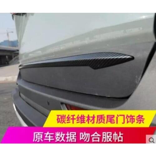 For Toyota RAV4 RAV 4, 2019, 2020 ABS plating and carbon fiber trunk lid decoration