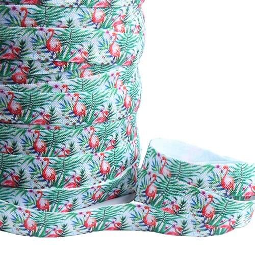 FLRA ElasticHot sale free shipping flamingo foe with fold over line