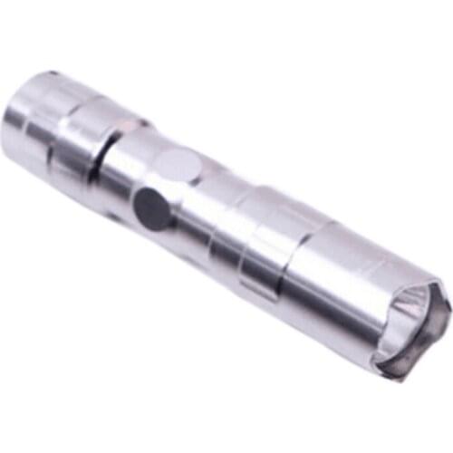 1W Flashlights Aluminium Alloy Waterproof Battery Operated Portable Outdoor LED Lighting Tool Outdoor Bright Flashlight