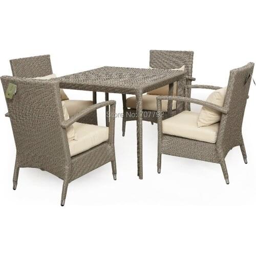 Hot sale SGC-13071B rattan garden table and chairs