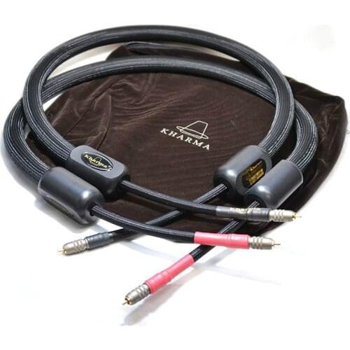 Hi- End Amplifier CD DVD plater Speaker Hifi audioSupreme Reference Kharma KIC-SR-1B RCA Interconnect cable rca audiophile cable