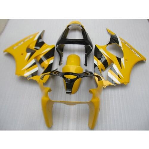 Customize bodywork set for Kawasaki injection mold Fairing kit ZX 6R 2000 2001 2002 yellow black fairings ZX6R 00 01 02 AA6