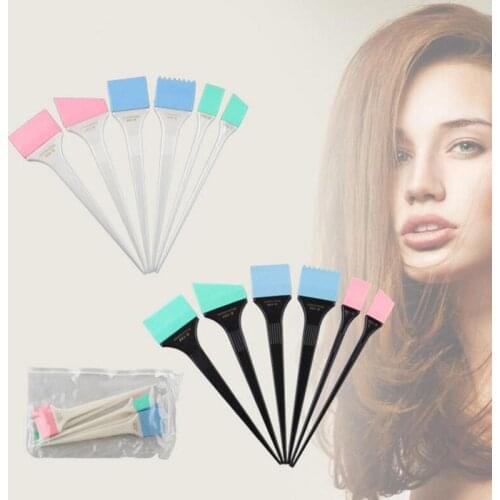 4pcs/set Hair Dyeing Brushes Spatula Coloring Comb Kit Set Hair Mixing Color Stirrer Scraping Comb Pro Salon Barber Styling Tool