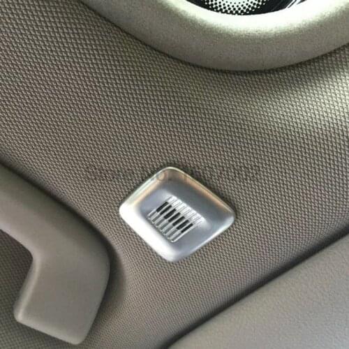 Fit For BMW 3 Series 2016 Car Microphone Decorative Cover Trim Bezel Frame Stiker ABS Chrome 2pcs Car Interior Accessories