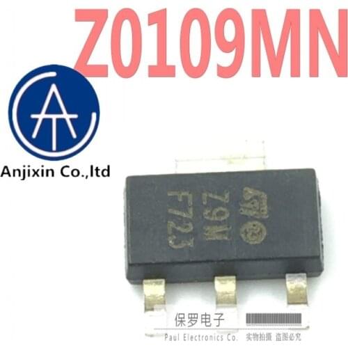 10pcs 100% orginal and new washing machine triac Z0109MN 5AA4 silk screen Z9M SOT-223 real stock