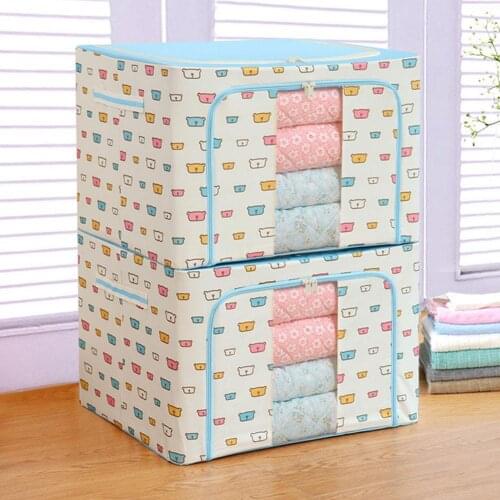 Oxford Fabric Clothes Storage Box Underwear Foldable Organizer Household Laundry Finishing Wardrobe Toy Storage Cabinet