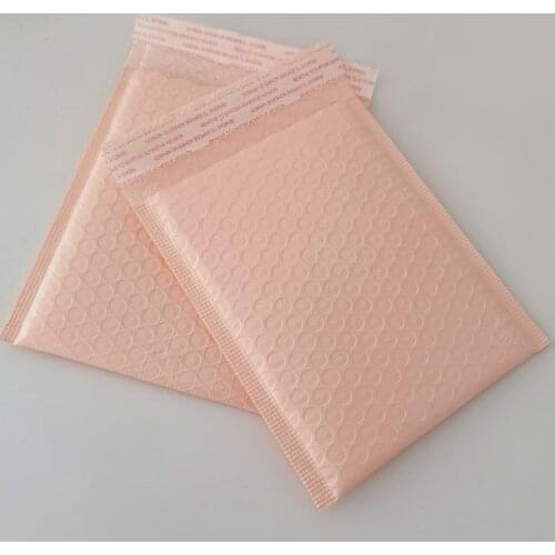 Light Pink Small Thank You Gift Bag,Anti-drop Bubble Envelope Bag for Mobile Phone Jewelry Packaging,Shipping Bags for Business