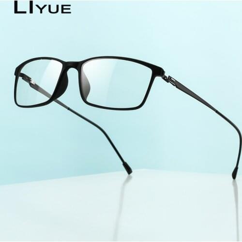 TR90 Alloy Ultralight Glasses Frame Women Men Optical eyeglasses Retro Computer Prescription Myopia Clear Lens glasses eyewear