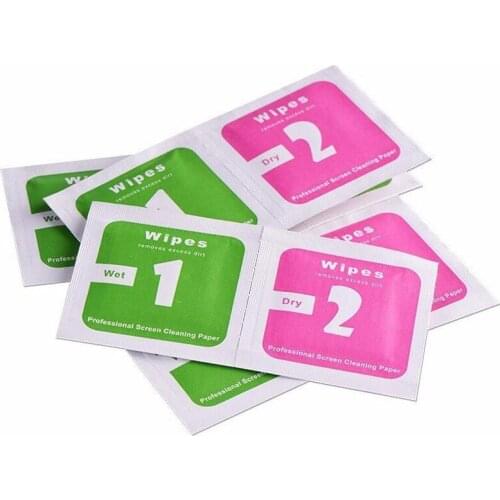 Wet Dry Cleaning Wipes Cloth Dust Cleaner for Apple Samsung Garmin Huawei Xiaomi Smart Watch Band Glass Screen Protector Film