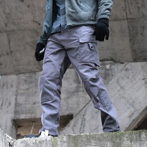 Brand Men Tactical Pants Military Multi-pocket Male Loose Camouflage Combat Pant Men Cargo Pant Slim Fat Trousers S-3XL BF251