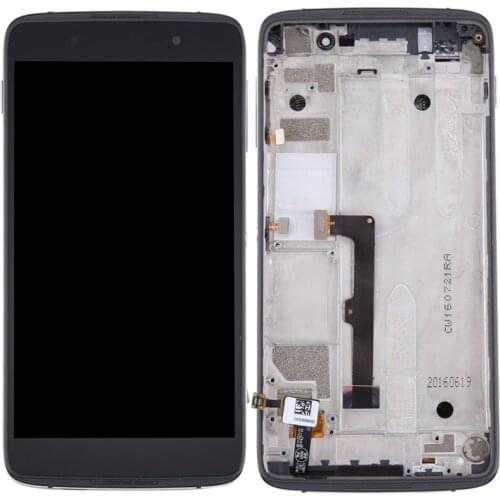 High Quality LCD Screen and Digitizer Full Assembly Lcd Replacement Glass with Frame For BlackBerry DTEK50