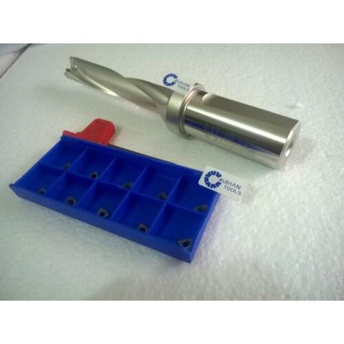 WC-5D-C25-D17-85A Fast drilling ,U drills with 10pcs WCMX030208
