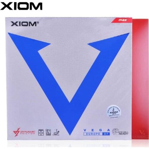 Xiom VEGA Europe DF Table Tennis Rubber Loop Fast Attack Medium Hardness Max Thickness Pimples In Ping Pong Rubber For Backhand
