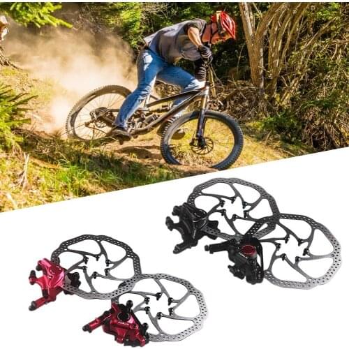 ZOOM HB-100 Mountain Bike Bicycle Disc Brake Front Rear Oil Disc Brake Device Mechanical Disc Brake Accessories