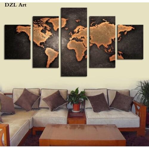 5 Piece Venice Watertown Modern Home Wall Decor Canvas Picture Art HD Print Painting On Canvas for Living Room