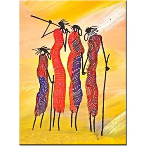 5d diy Diamond Painting four african women Custom Photo diamond mosaic full square drill diamond embroidery home decor Gift