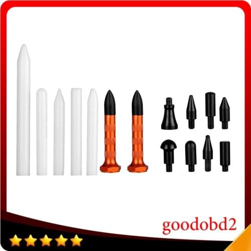 Aluminum Knock Down Screw-on Heads - POM Tap Down Hand Tool Set Dent Paintless Repair Tools Kit