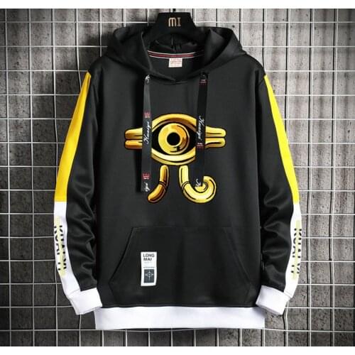 Anime Yu-Gi-Oh! Hoodie teenagers Popular Harajuku Hoodeds Pullover Streetwear Casual Fake Two-Piece jacket coat
