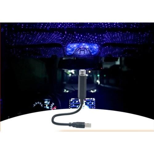 Car Portable Atmosphere Light USB Car Laser Sky Light Baby Laser Light Laser Projection Decorative Car Light Car Accessories