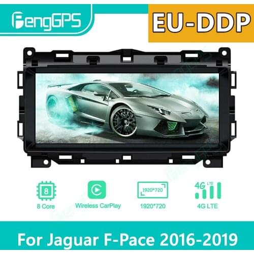 128GB For Jaguar F-Pace 2016 - 2019 Android Car Radio Stereo Autoradio Central Multimedia Player Audio GPS navigation Head unit