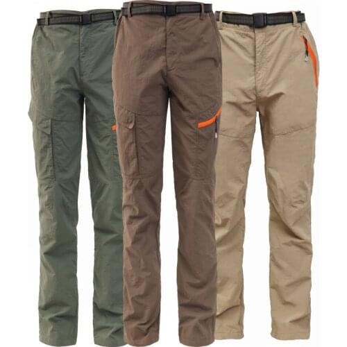 Summer Outdoor Sports Men Climbing Camping Trekking Hiking Quick Dry Pants Women Breathable Waterproof Fishing Pants Trousers