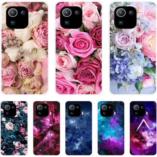 For Xiaomi Mi 11 Lite Case Phone Cover Soft Silicone Case for Xiaomi Mi 11 Ultra Case TPU Bumper for Xiaomi Mi 11 Pro Coque