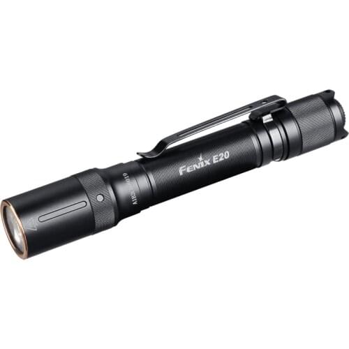 NEW FENIX E20 V2.0 LED Flashlight EDC max output of 350 lumens and a max beam distance of 126 meters