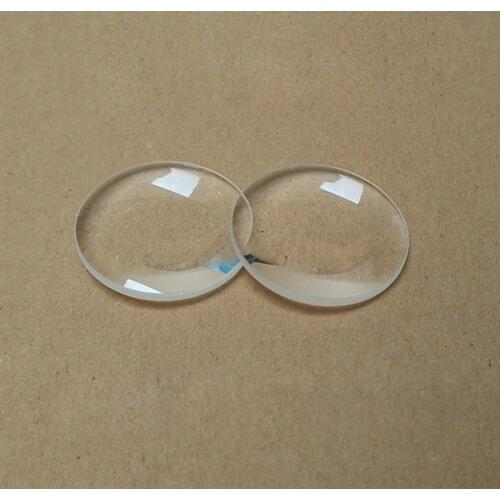 K9 Optical Glass Focal Length Imaging Double Convex Condensing Glass Lens Optics Element Biconvex Lens VR Glasses Lens 2PCS 42mm
