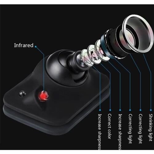 2 LED Infrared Lights 360 Degree CCD HD Car Rear View Camera Front Camera Front View Side Parking Backup Camera
