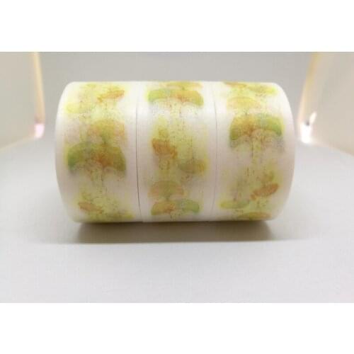 2cm Autumn ginkgo leaf Washi Tape adhesive tape DIY decoration Scrapbooking Sticker Label Masking Tape School Office Supply