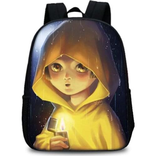 New Hot Game Little Nightmares Kindergarten Infantile Small Backpack for Kids Baby Cartoon School Bags Children Gift