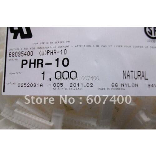 PHR-10 CONN HOUSING PH 10POS 2MM WHITE Connectors terminals housing 100% new and original parts
