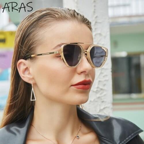 Hexagon Sunglasses Women Hollow Square Sunglasses Men Vintage Metal Alloy Sunglasses Unique Female Classic Driving Sun Glasses