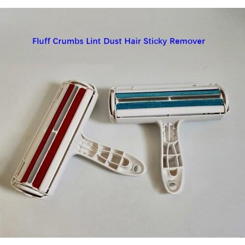 Portable Sofa Clothes Coat Sticky Furniture Dust Lint Roller, Home Dog Pet Cat Hair Remover Grooming Cleaning Roller Brush Tool
