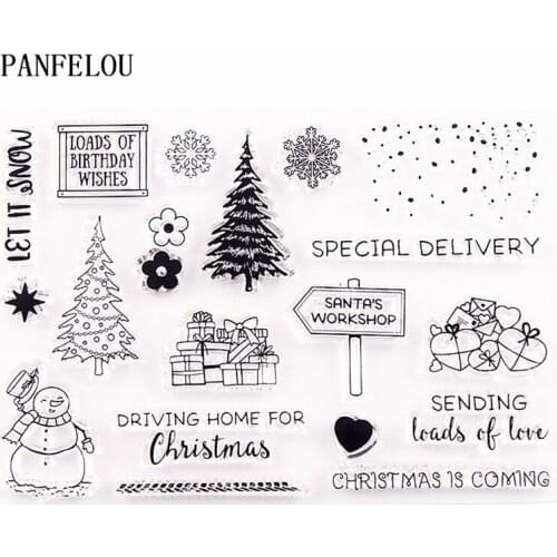 PANFELOU Easter party Transparent Clear Silicone Stamp/Seal DIY scrapbooking/photo album Decorative clear stamp sheets