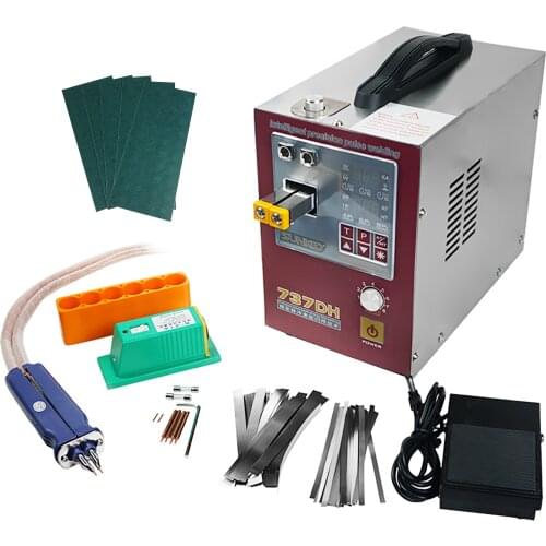 Spot Welder Battery Welding Equipment with Mobile Welding Pen Foot Pedal Controlled Automatic Induction Time-Lapse Spot Welding