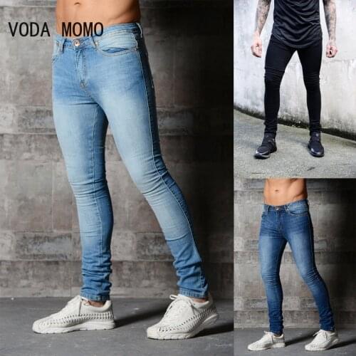 VODA MOMO Men's Biker Jeans