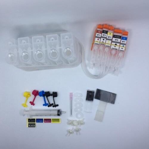 YOTAT 5Color CISS ink cartridge PGI-970 CLI-971 for PIXMA MG7790 MG5790 MG5795 TS5090 TS8090