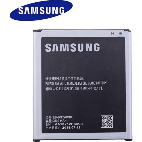 100% Original Samsung Replacement Battery For Galaxy G7200 G7209 G7202 G7208 G720NO Genuine EB-BG720CBC with NFC 2500mAh