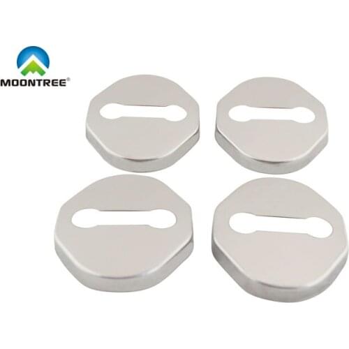 4 pcs Silver Car Door Lock Protective Cover for Mazda CX-5 3 6 MX5 CX-9