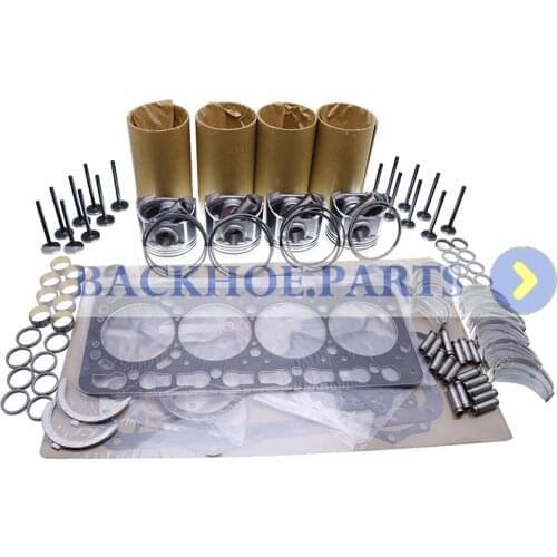 4TNV98 Overhaul Rebuild Kit for Komatsu WA90-3 WA90-5 WB70A-1 PC75R-2 PW75R-2