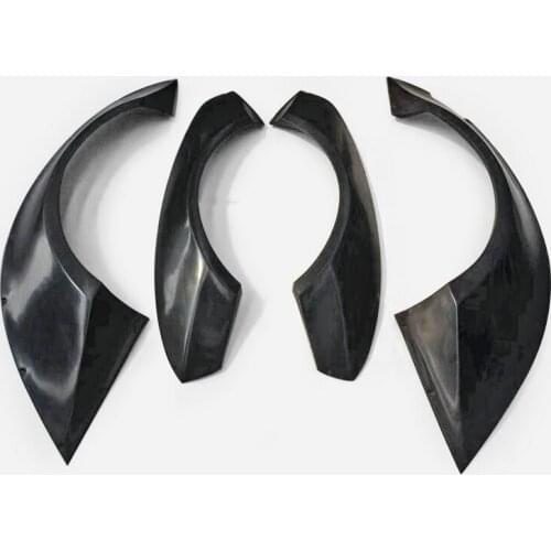 GT-R TP-Style Fiberglass Front & Rear Fender Set FRP Fiber Glass TP Wheel Arch Flare Cover Drift Body Kit Fit For Nissan GTR R35
