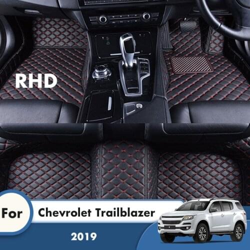 RHD Car Floor Mats For Chevrolet Trailblazer 2019 Carpets Custom Auto Styling Foot Pads Car Accessories Interior Decor Rug Cover
