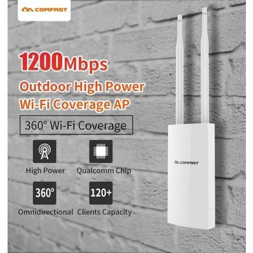 CF-EW72 AP 1200Mbps 2.4G+5Ghz High Power Outdoor Wi Fi Booster 360 degree Coverage Access Point Wifi Base Station wifi repeater