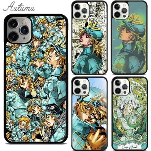 Diego Brando JoJos Bizarre Phone Case for iPhone 11 12 Pro Max mini X XR XS SE 2020 5 6S 7 8 Plus Samsung S8 S9 S10 Cover shell