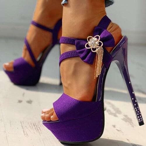 Doratasia 2020 Wholesale Top Quality Fetish High Heels Sandals Women Chains Platform Sexy Party Wedding Shoes Woman