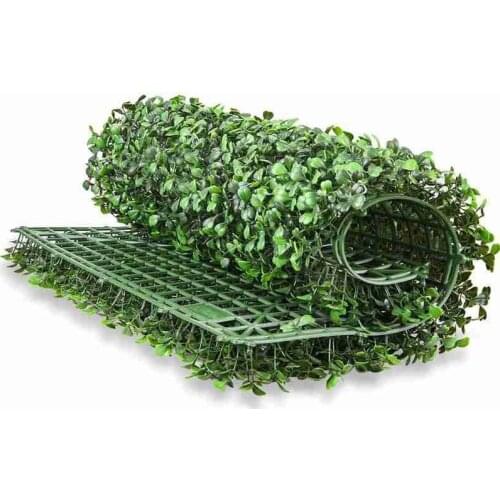 Artificial Plant Lawn Grass Fake Decorative Wall Plant Artificial Interior Outdoor Decoration Boxwood Garden Panel Privacy