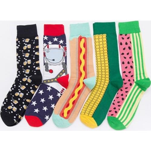 Мужские носки с принтом Jeseca China At AliExpress