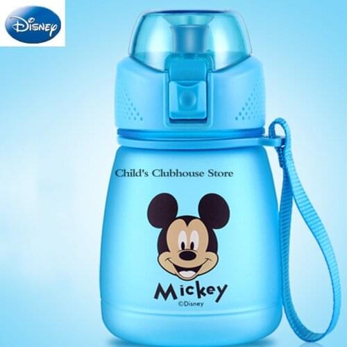 Disney Creative Summer Portable Casual Cup Male Student Plastic Water Cup Female Mini Childrens Water Bottle with Lid