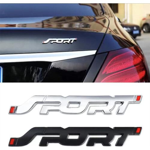 3D Metal Car Trunk Racing SPORT Logo Emblem Badge Decal Sticker For Mazda 3 6 5 Spoilers CX-5 CX 5 CX7 CX3 CX5 M5 MX5 RX8 Atenza